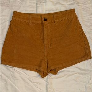 Billabong High Waist Brown Corduroy Shorts